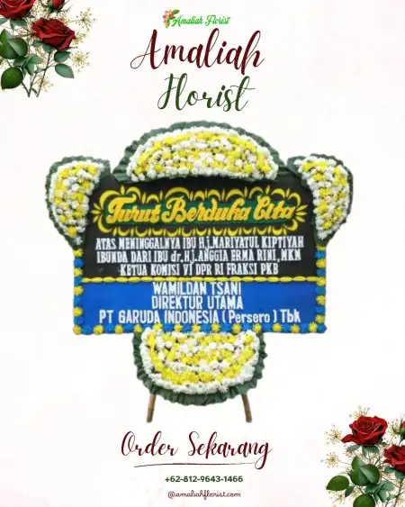 Papan Bunga Duka Meles